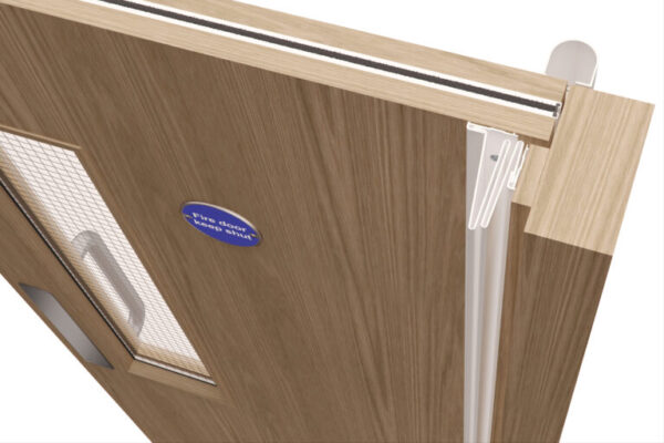 Door finger guard MK1A fitted on door push side