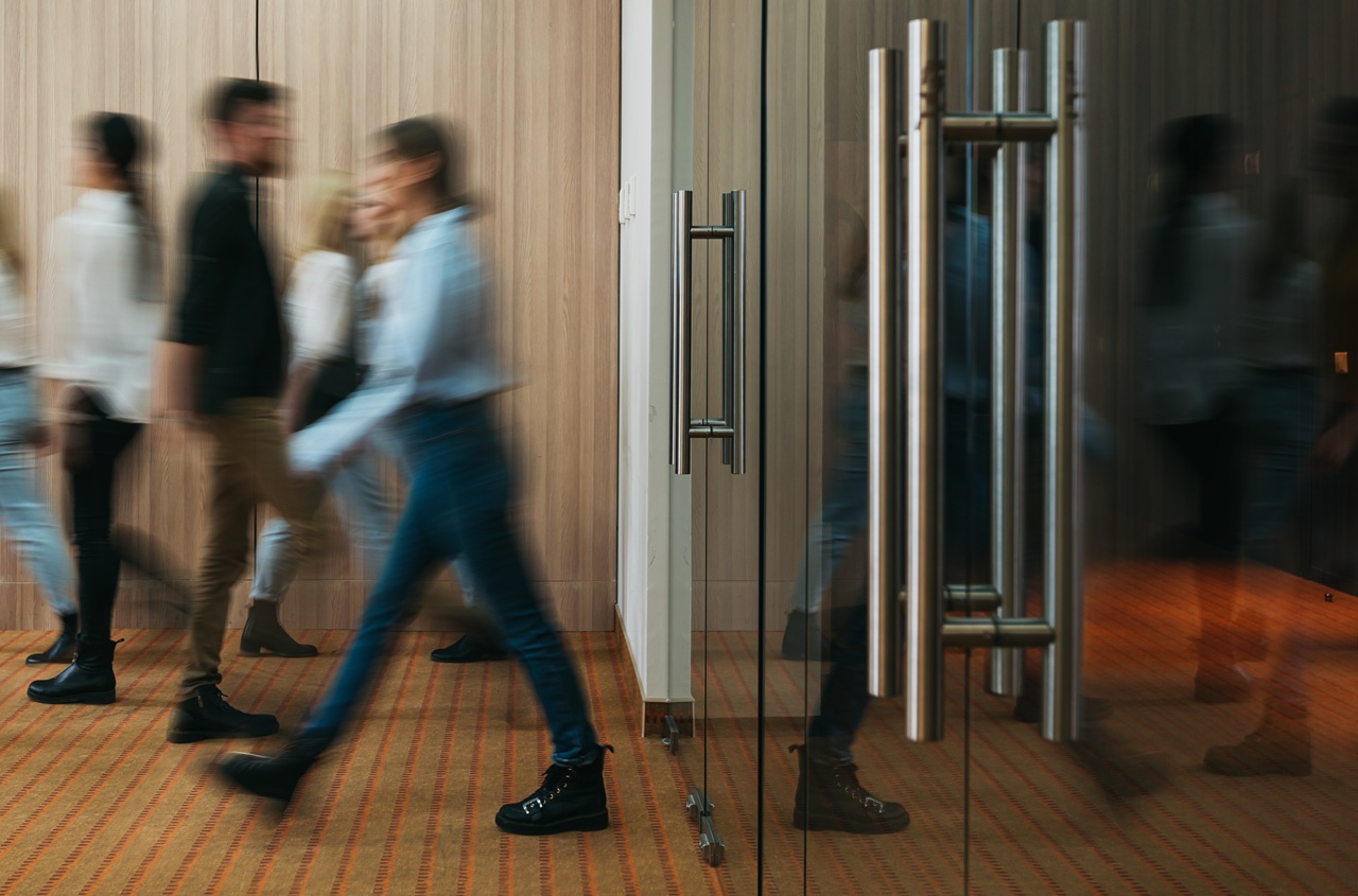 High traffic office doors